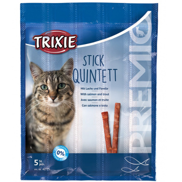 Trixie Premio Stick Quintett c лососем и форелью для кошек