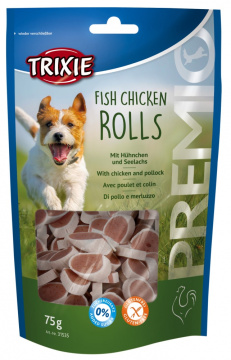 Trixie Premio Fish Chicken Rolls Роли з куркою та лососем для собак