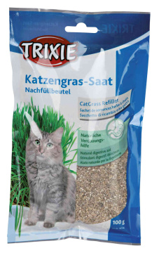 Trixie Трава для кошек с семенами ячменя (пакет)
