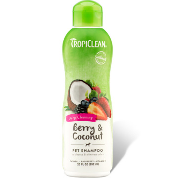 TropiClean Berry & Coconut Шампунь "Ягоды и кокос" универсальний для собак и кошек.