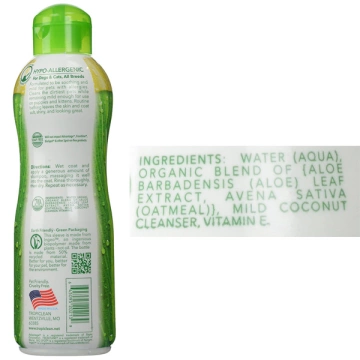 TropiClean Gentle Coconut Шампунь "Ніжний кокос" гіпоалергенний для цуценят та кошенят
