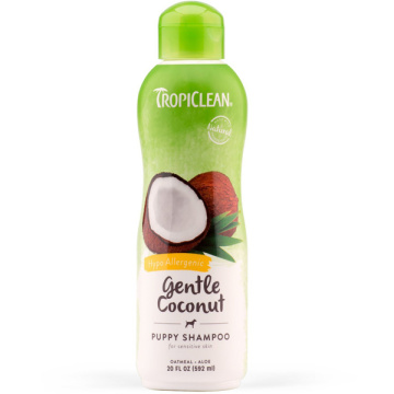 TropiClean Gentle Coconut Шампунь "Ніжний кокос" гіпоалергенний для цуценят та кошенят