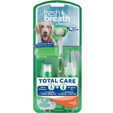 TropiClean Oral Care Kit Total Care Набір для комплексного догляду за ротовою порожниною у великих собак "Свіжий подих"