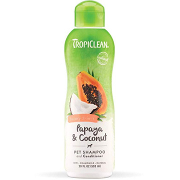 Tropiclean Papaya & Coconut Шампунь-кондиционер "Папайя и кокос", увлажняющий, для собак и кошек