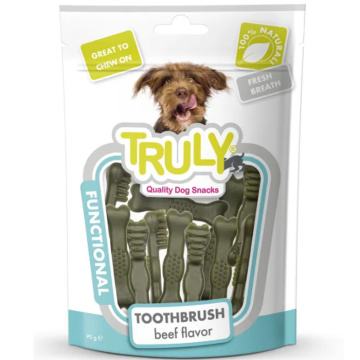 Truly Toothbrush beef flavor Ласощі для собак для чищення зубів зі смаком яловичини
