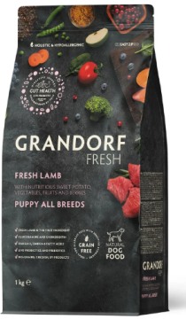 Grandorf FRESH LAMB & SWEET POTATO PUPPY - Сухой корм для щенков с ягненком и бататом