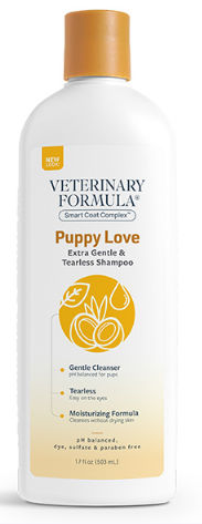 Шампунь Veterinary Formula SCC Puppy Love Shampoo ВЕТЕРИНАРНАЯ ФОРМУЛА, без слез для щенков и котят, собак и кошек