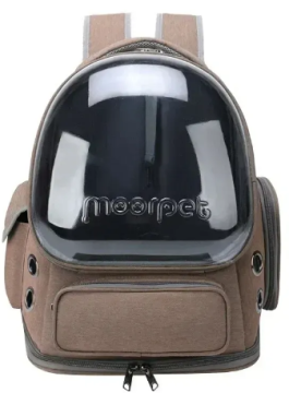 Рюкзак-переноска Derby Brown для котів і собак малих порід