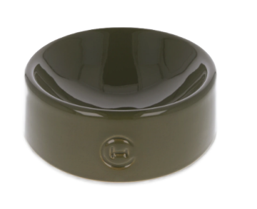 Керамічна миска для їжі Harley&Cho Olive Sphere Ceramic Bowl для собак