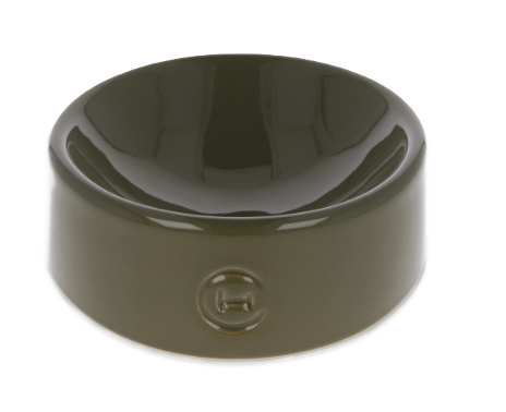 Керамічна миска для їжі Harley&Cho Olive Sphere Ceramic Bowl для собак