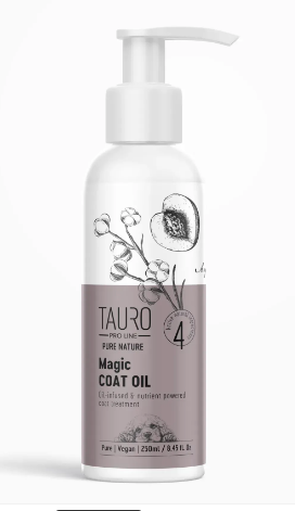 Масло для ухода за шерстью собак и котов Tauro Pro Line Pure Nature Magic Coat Oil