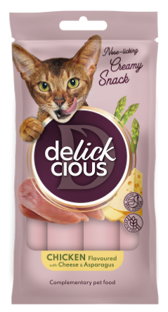 Delickcious Кремові ласощі – курка з додаванням сиру та спаржі