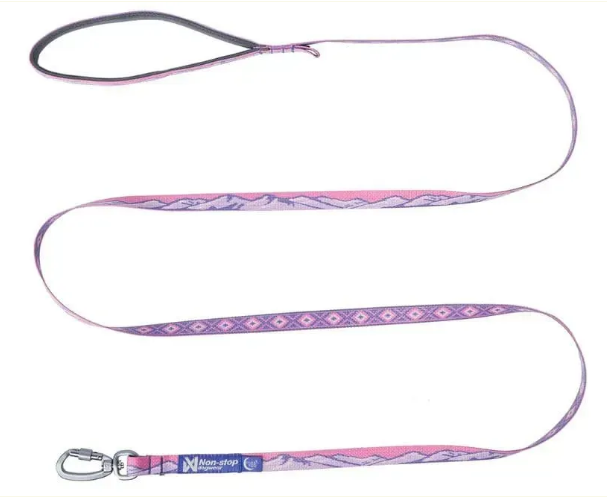 Поводок для собак Trail quest leash RP signature edition Non-stop dogwear Фиолетовый/Розовый