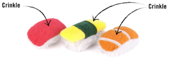 Игрушка для кошек Feline Frenzy - Sassy Sushi Pet Play