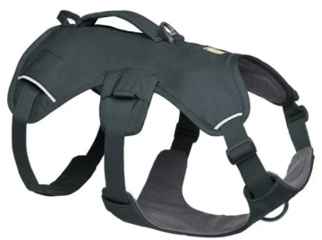 Поддерживающая шлейка для служебных собак Ruffwear Web Master Серая