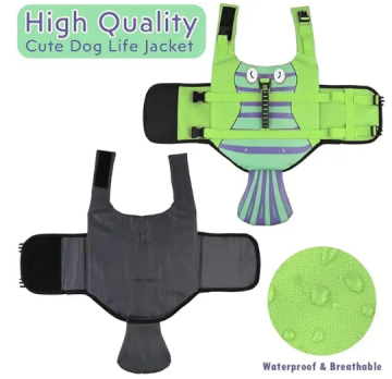 Спасательный жилет Derby Fish Design Green для собак