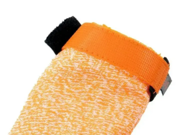 Високі черевики для собак Protector bootie high Non-stop dogwear Чорний/Помаранчевий