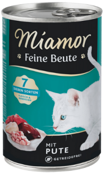 Miamor Feine Beute mit Pute ИНДИЧКА, беззерновой, полнорационный влажный корм для кошек