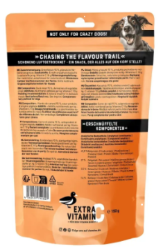 Мясное натуральное лакомство для собак 100% Утка Chewies Fleischstreifen Soft Ente для всех возрастов