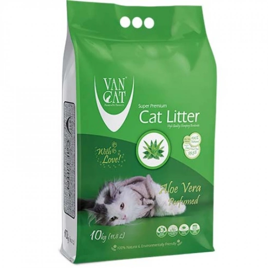 Van Cat Aloe Vera Наповнювач бентонітовий, аромат Алое Вера