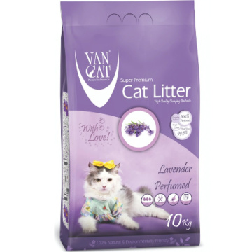 Van Cat Lavender Наполнитель бентонитовый, аромат Лаванда