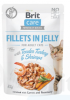 Корм влажный Brit Care Fillets in Jelly Tender Turkey and Shrimps для кошек филе в желе с индейкой и креветками 