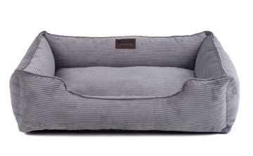 Лежак Harley and Cho Dreamer Velvet Gray для собак і котів