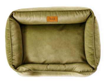 Лежак Harley and Cho Dreamer Velour Olive для собак і котів