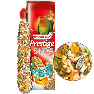 Versele Laga Prestige Sticks Big Parakeets Exotic Fruit Экзотические фрукты лакомства для средних попугаев