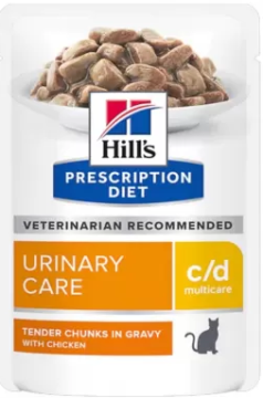 Корм лікувальний Hill's Prescription Diet c/d для котів, догляд за сечовидільною системою, Курка