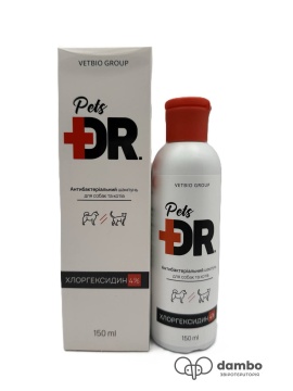 Vetbio Dr.Pets Антибактериальный шампунь с хлоргексидином 4% для собак и кошек