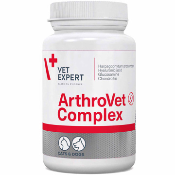 VetExpert ArthroVet HA Complex Усиленный комплекс для здоровья хрящей и суставов собак и кошек