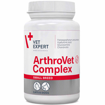 VetExpert ArthroVet HA Complex Small breed & cats Витаминный комплекс для здоровья хрящей и суставов собак малых пород и кошек