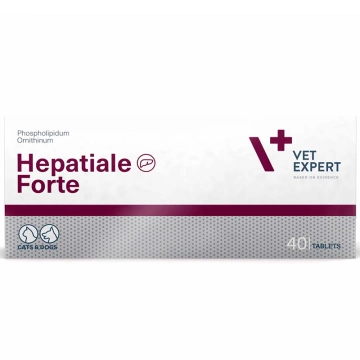 VetExpert Hepatiale Forte Харчова добавка для підтримки функцій печінки у собак та котів