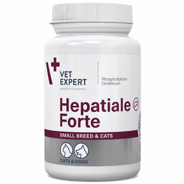 VetExpert Hepatiale Forte Small breed & cats Харчова добавка для підтримки функцій печінки у собак дрібних порід та котів
