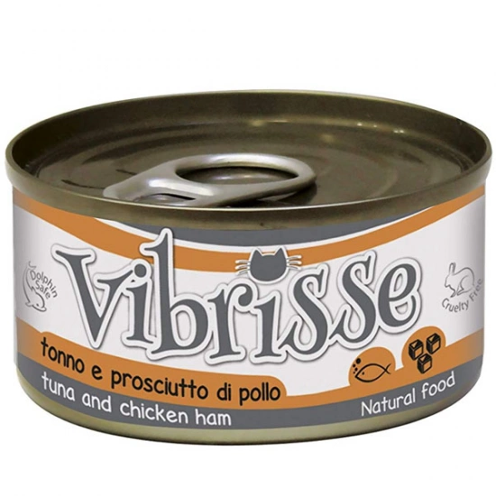 Vibrisse Консерви для котів  Тунець із качкою в соусі