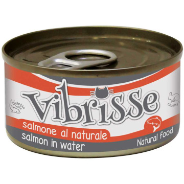 Vibrisse salmon Консервы для кошек с лососем в собственном соку