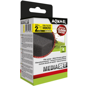 Губка Aquael Media Set Standard 2 шт для внутрішнього фільтра Aquael Fan-mikro Plus