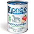 Вологий корм для собак Monge Dog Fruit Monoprotein кролик з яблуками