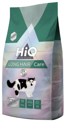 Сухий корм HiQ LongHair care для дорослих довгошерстних котів