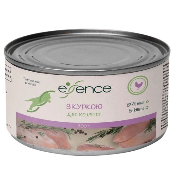 Влажный корм для взрослых котов Essence Паштет с курицей