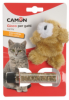 Игрушка CAMON "Рыба\гепард\медвежонок с кошачьей мятой в тубе", полиэстер