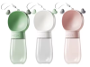 PetSummer Bottle Портативна поїлка для собак і котів з функцією годівниці, рожева