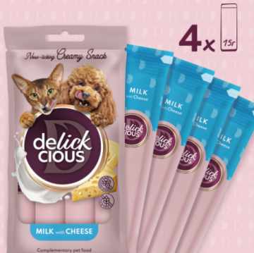 Delickcious Кремові ласощі – молоко з сиром