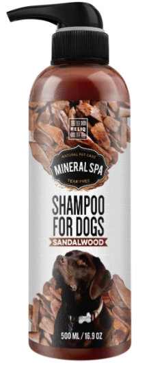 Шампунь для собак RELIQ Mineral Spa Sandalwood Shampoo с маслом сандала