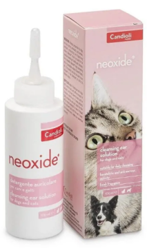 Лосьон Candioli NEOXIDE для чистки ушей у собак и кошек