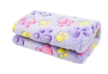 Derby Soft Flannel Fleece Dog Blanket Paw Плед для домашних животных, 75*100 см