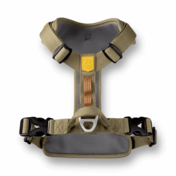 Шлея Woolly Wolf Roam Harness Green Ripple для собак пом'якшена