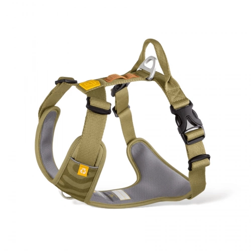 Шлея Woolly Wolf Roam Harness Green Ripple для собак пом'якшена
