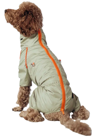 Дождевик DogsBomba кант, оливка